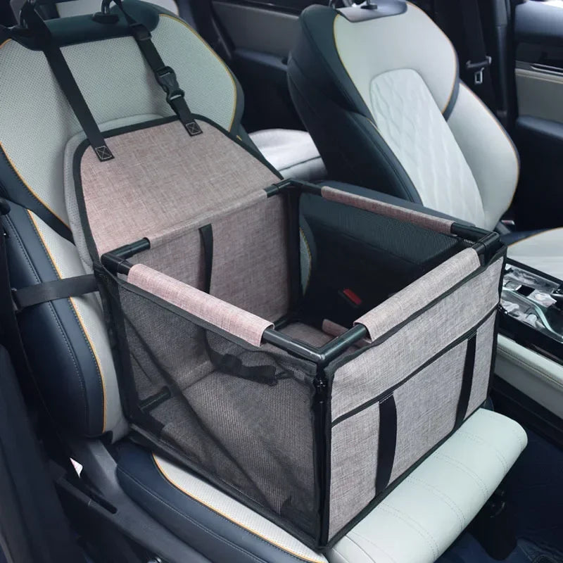 Waterproof Travel Dog Car Seat Hammock – Pet Carrier for Small & Medium Dogs (15.4 x 15.4 x 10.6 in / 39 x 39 x 27 cm) - PhishStones Products