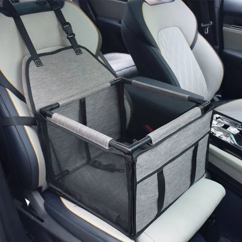 Waterproof Travel Dog Car Seat Hammock – Pet Carrier for Small & Medium Dogs (15.4 x 15.4 x 10.6 in / 39 x 39 x 27 cm) - PhishStones Products