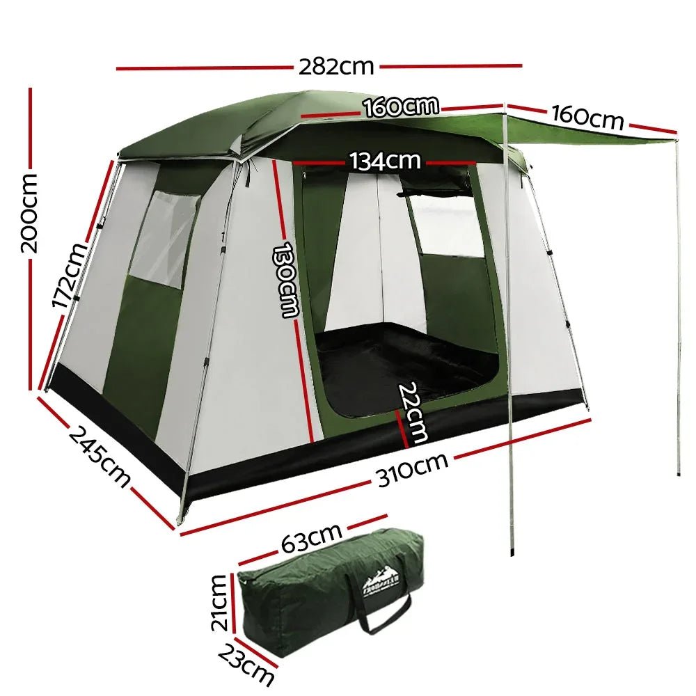 Weisshorn Instant Up Camping Tent 6 Person Pop up Tents Family Hiking - PhishStones Products