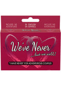 We've Never ...But We Will - Couples Card Game - PhishStones Products