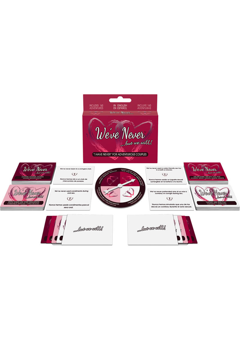 We've Never ...But We Will - Couples Card Game - PhishStones Products