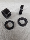 Lightweight Carbon Fiber Wheel Spacer 1/4" Wide x 3/4" ID for Kart Precision