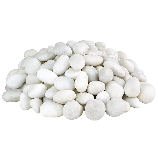 White River Rocks 40lbs, 2 - 3 Inch Natural Unpolished Bulk Pebbles, Hand - Picked Premium Stones for Landscaping and Garden Design Fish Tank, Flower Pots, Pathways and Backyard - PhishStones Products