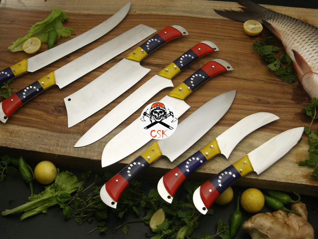 White Steel Venezuela Chef Knives - PhishStones Products