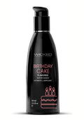 Wicked Aqua Water Based Flavored Lubricant Birthday Cake