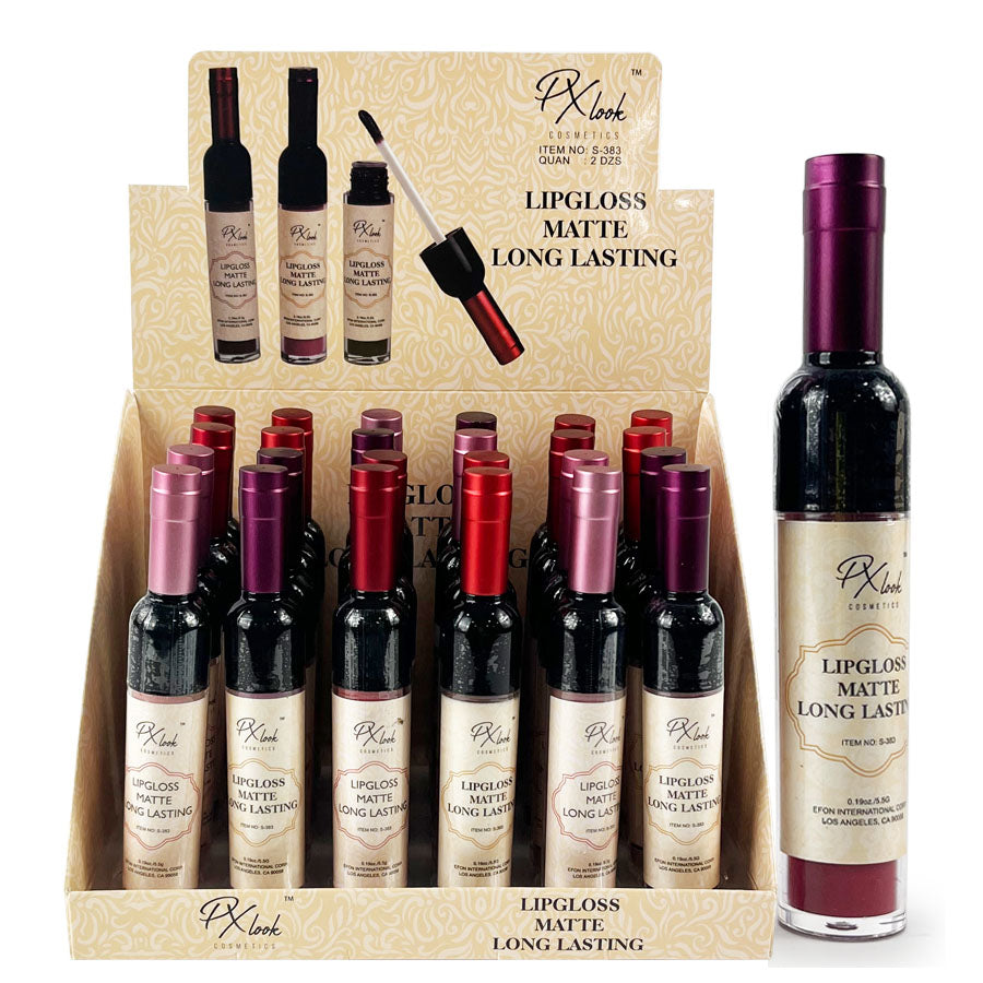 Wine Matte Lip Gloss S383 (24 units)