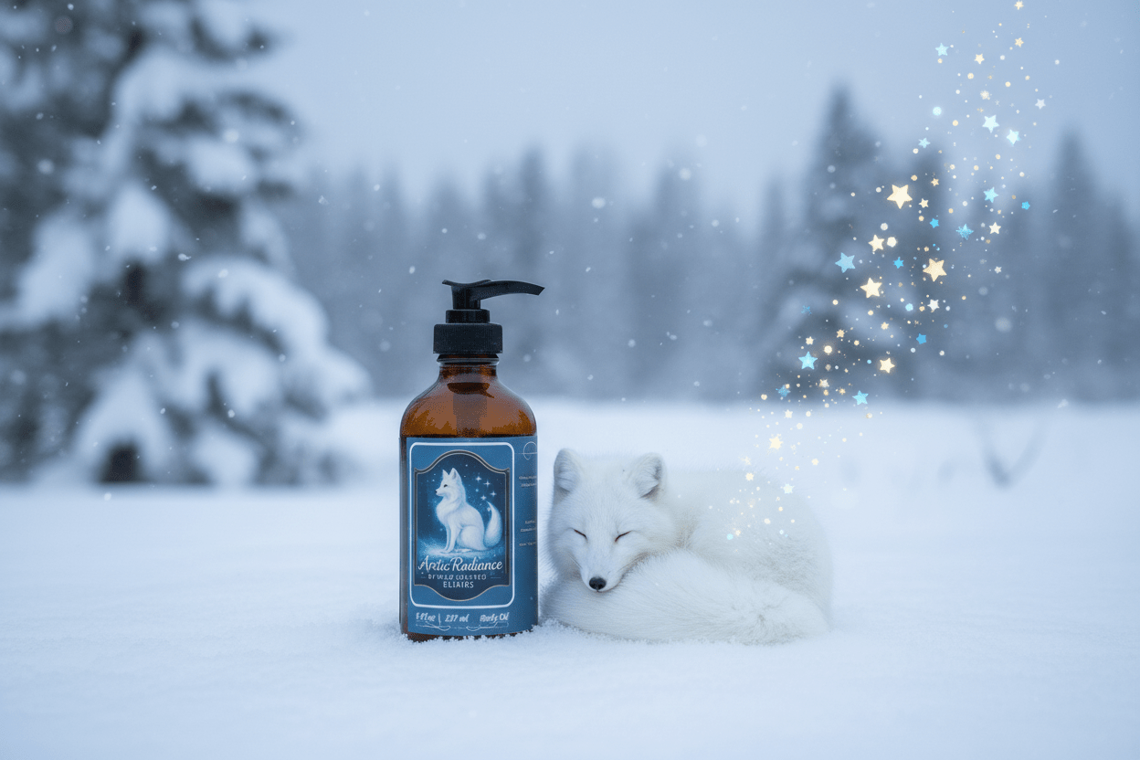 Women's Arctic Radiance Body Oil - Nourishing Moisturizer for Silky, Luminous Skin (8 fl oz) - PhishStones Products