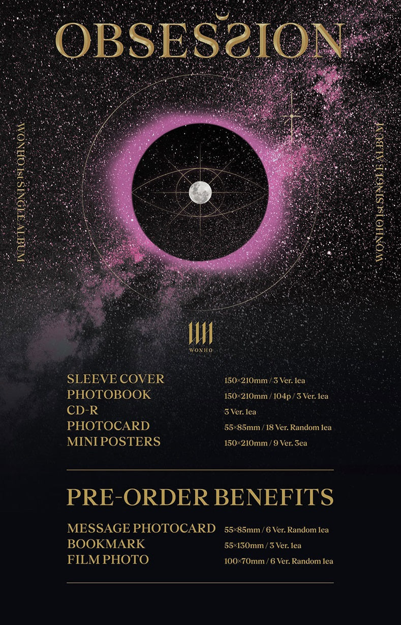 Wonho - 1st Single Album Obsession
