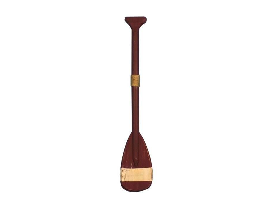 Wooden Chadwick Decorative Rowing Boat Paddle with Hooks 24""