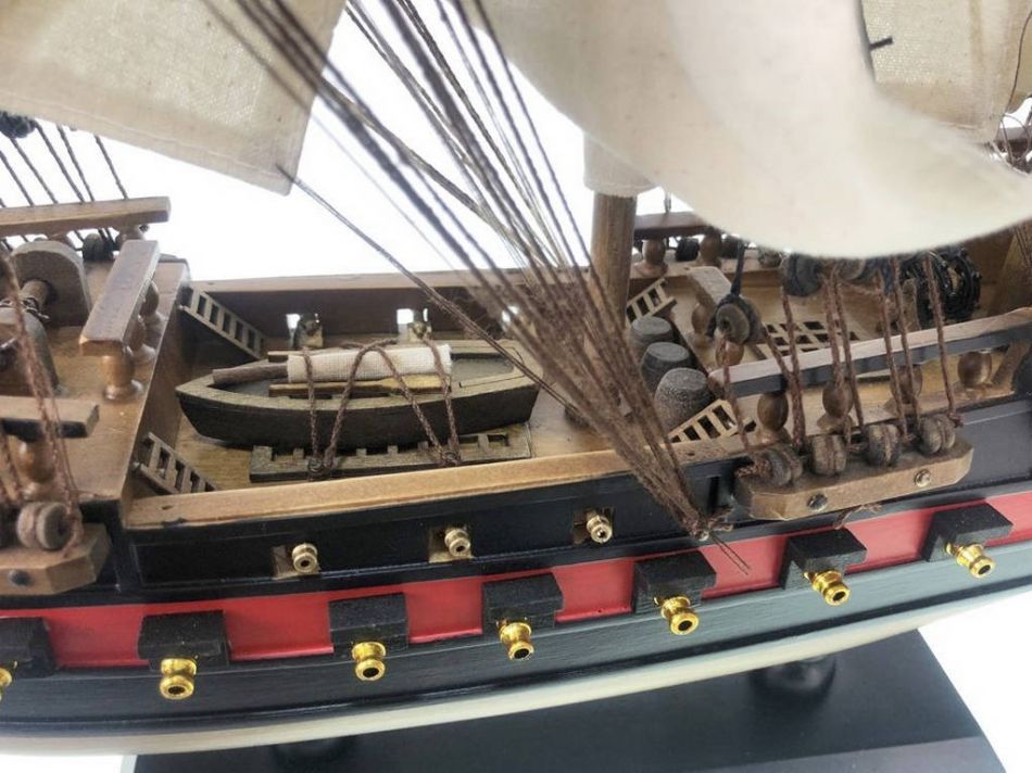Wooden Fearless White Sails Limited Model Pirate Ship 26""