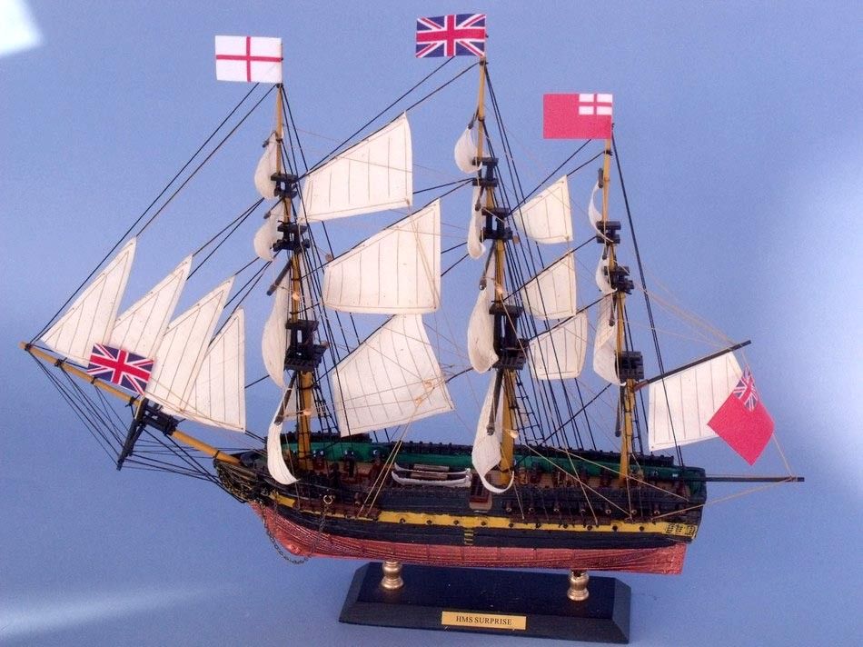 Master And Commander HMS Surprise Limited Tall Model Ship 15""
