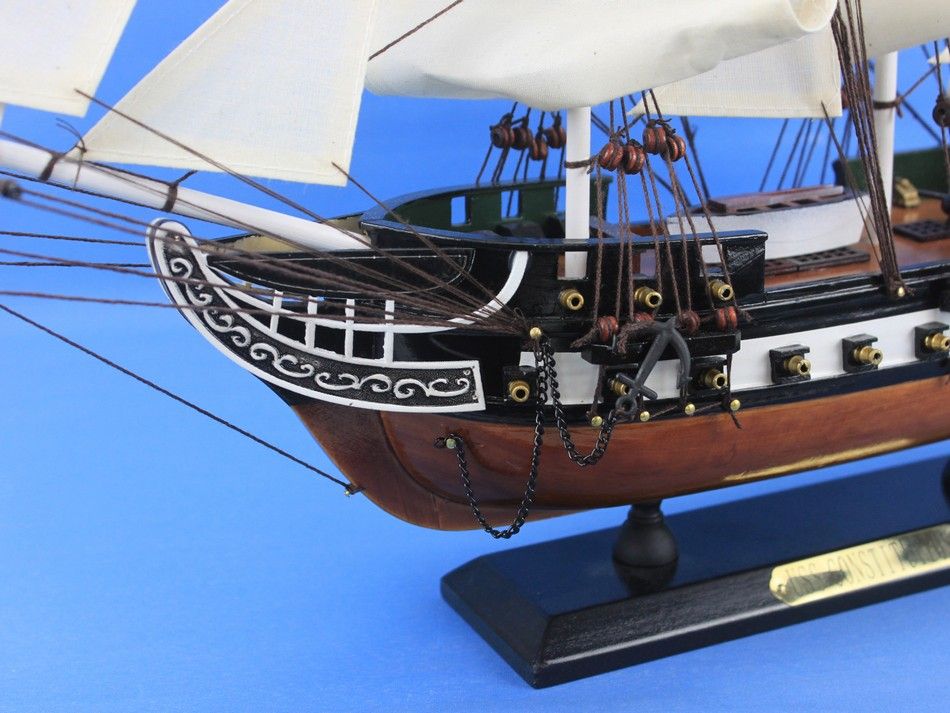 Wooden USS Constitution Tall Model Ship 24""