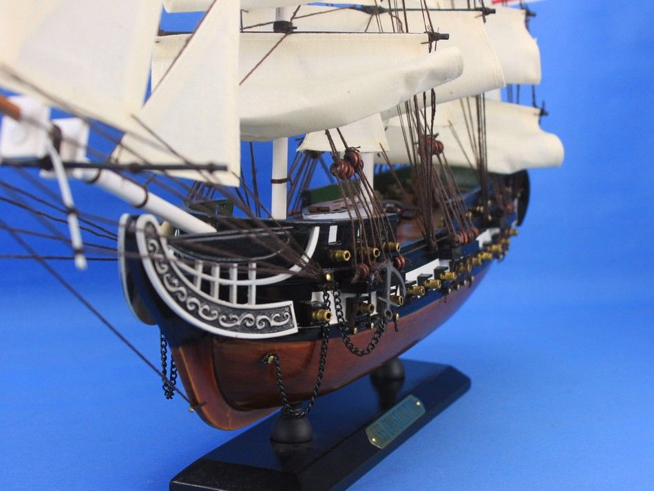 Wooden USS Constitution Tall Model Ship 24""