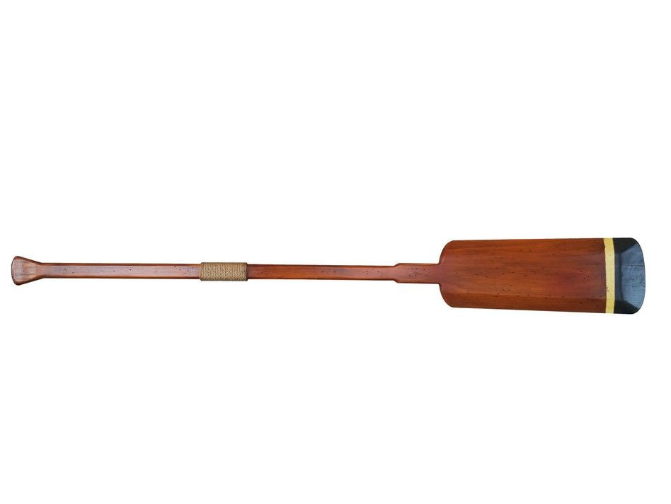 Wooden Huntington Squared Decorative Rowing Boat Oar w/ Hooks 62""