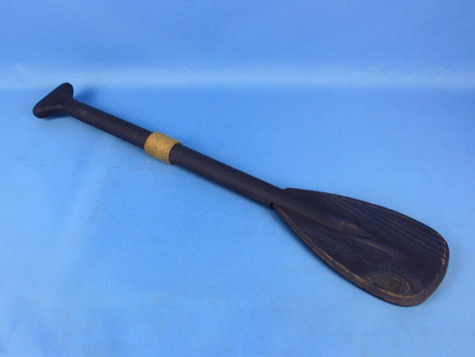 Wooden Seaside Decorative Rowing Boat Paddle with Hooks 24""