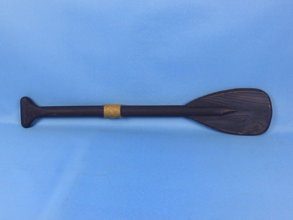 Wooden Seaside Decorative Rowing Boat Paddle with Hooks 24""