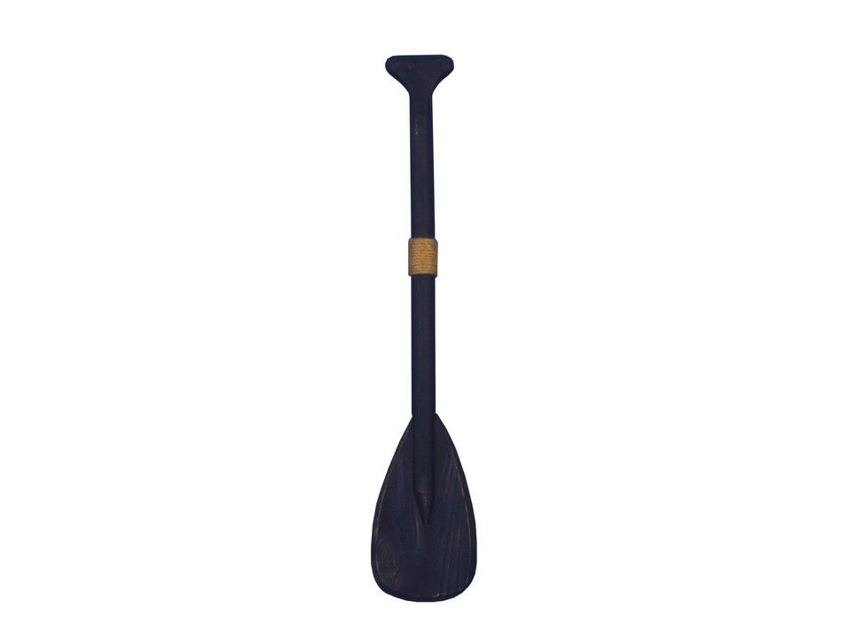 Wooden Seaside Decorative Rowing Boat Paddle with Hooks 24""