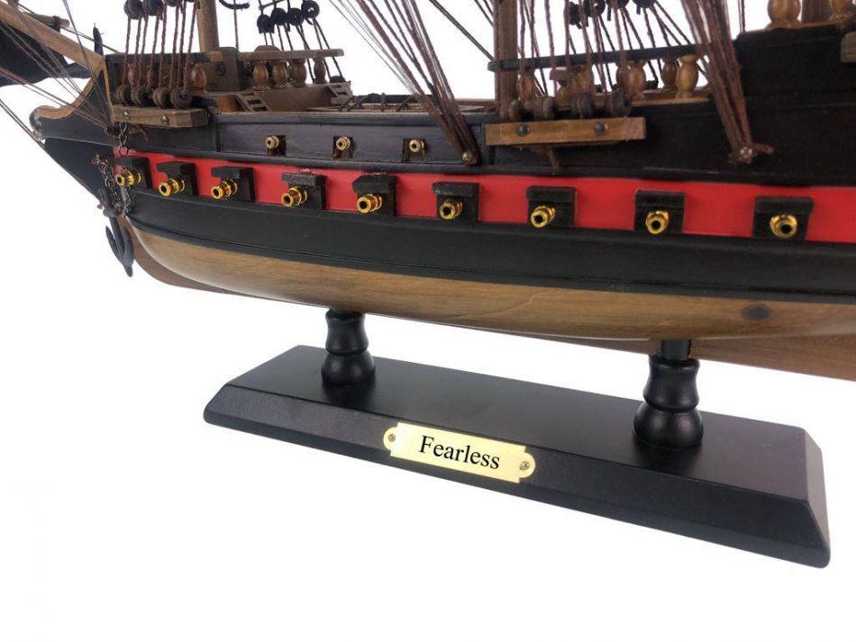 Wooden Fearless Black Sails Limited Model Pirate Ship 26""