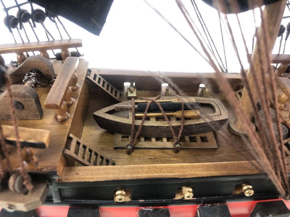 Wooden Black Pearl Black Sails Limited Model Pirate Ship 26""