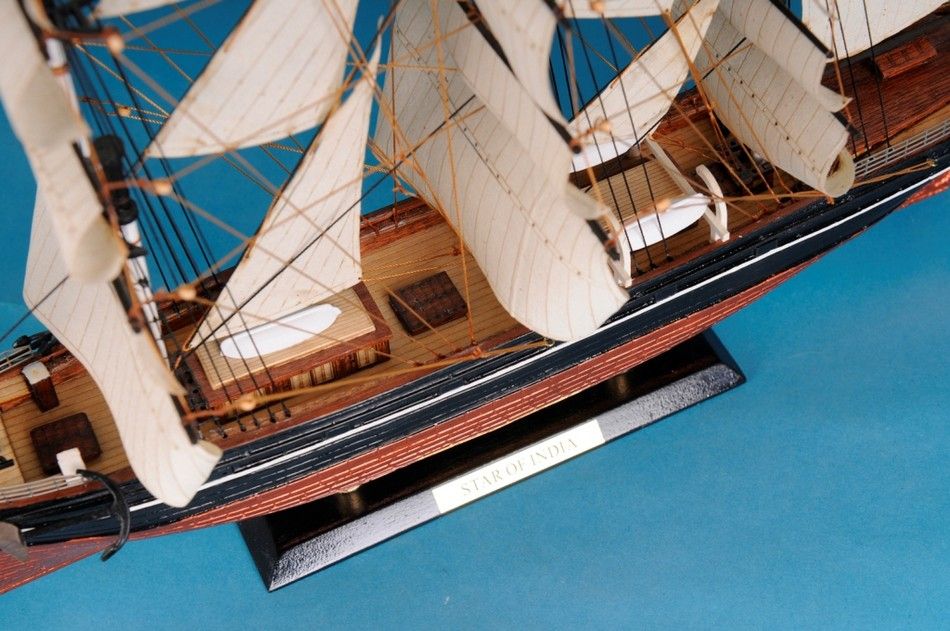 Star of India Limited Tall Model Clipper Ship 21""