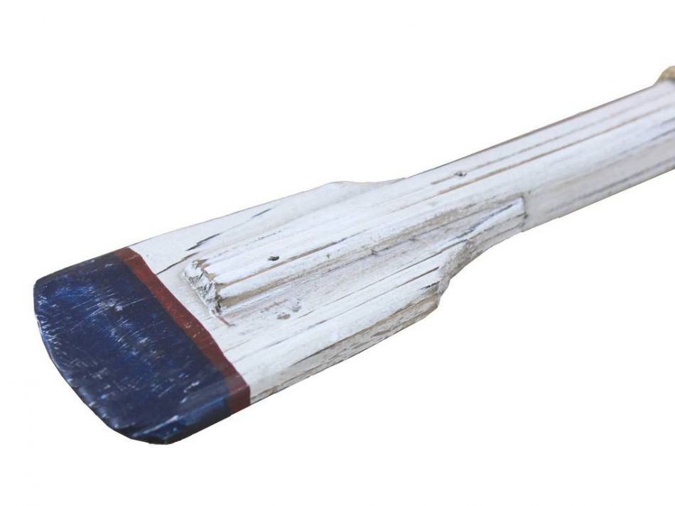 Wooden Winthrop Decorative Squared Rowing Boat Oar With Hooks 12""