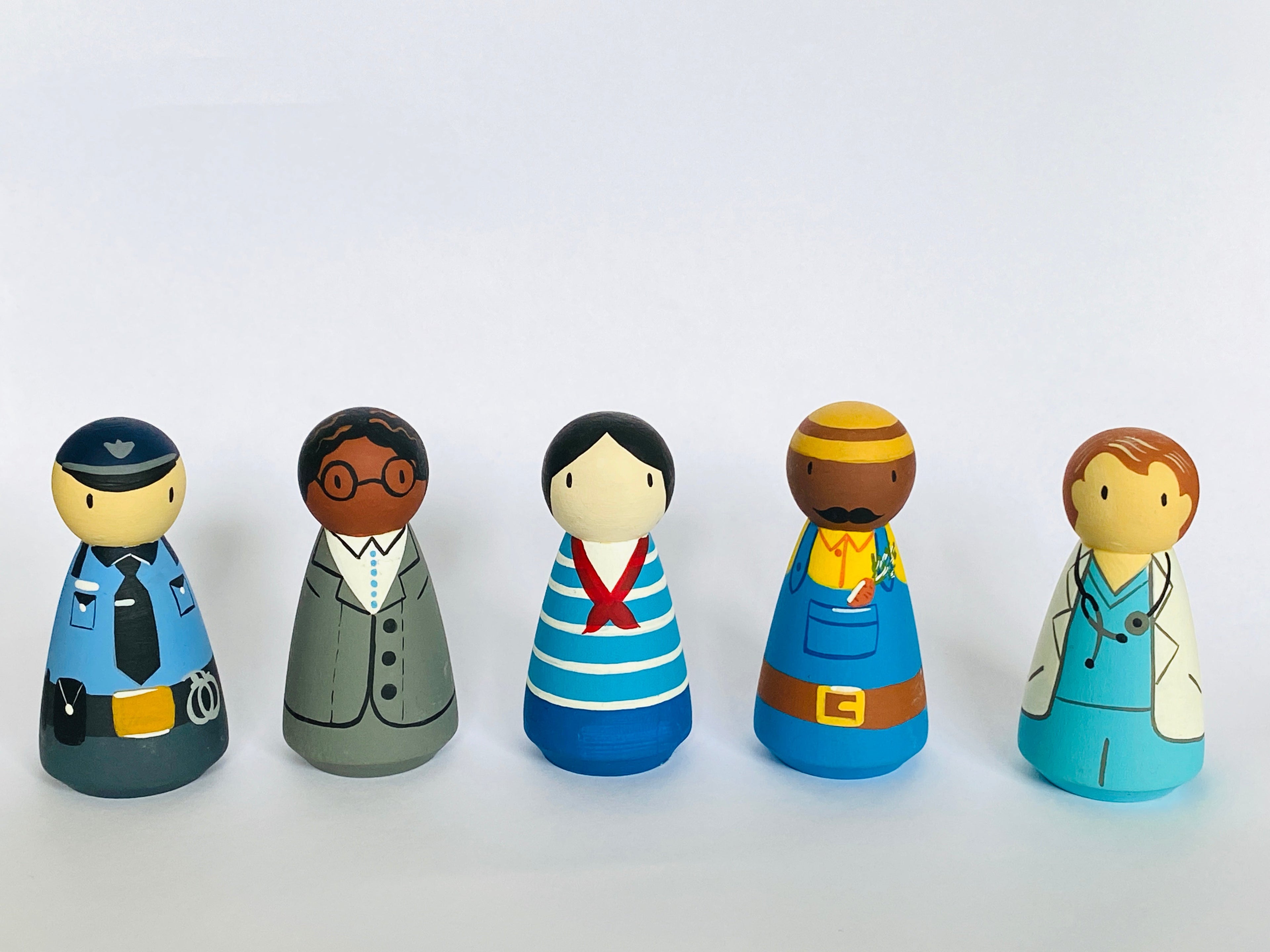 Wooden Peg Dolls Professional