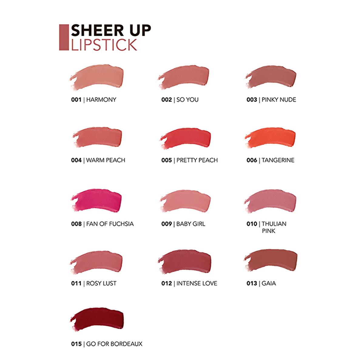 Flormar Sheer Up Moisturizing Lipstick - 022 Daring Whisper - Natural, Glossy, Lightweight Coverage for Hydrated Lips