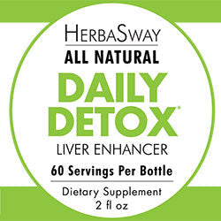 HerbaSway Daily Detox Liver Support Supplement, 2 fl oz