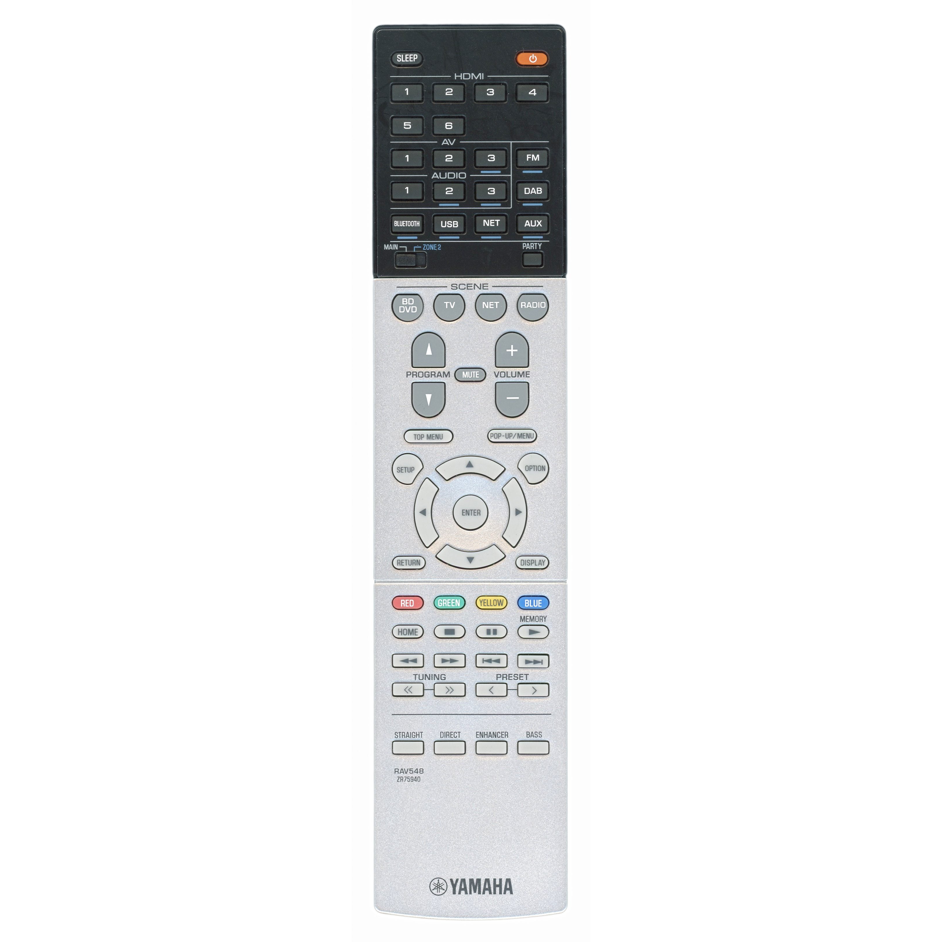 Yamaha RAV548 A/V Receiver Remote Control - ZR759400