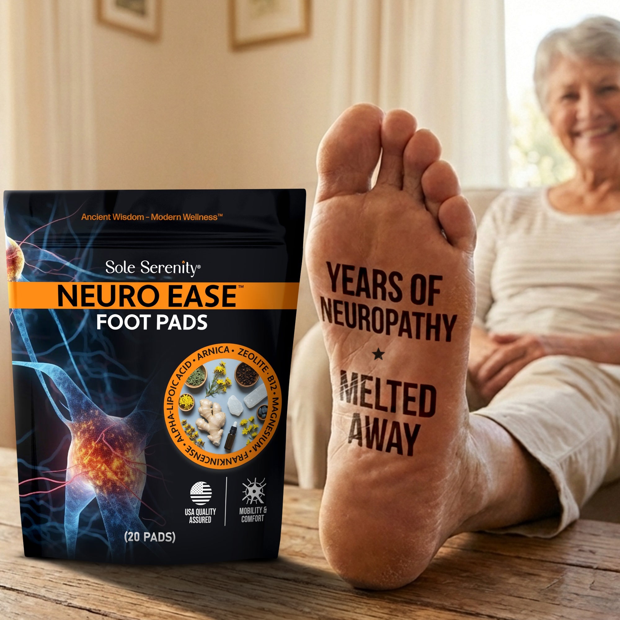 Neuropathy Nerve Discomfort Support Pads