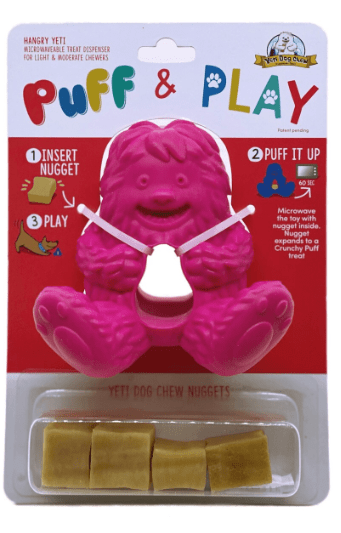 Pretty in Pink SQUEAKY Dog & Puppy Gift Basket: 3 Sizes