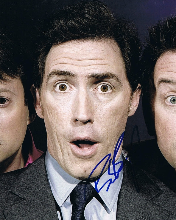 Rob Brydon Signed 8x10 Photo - Video Proof