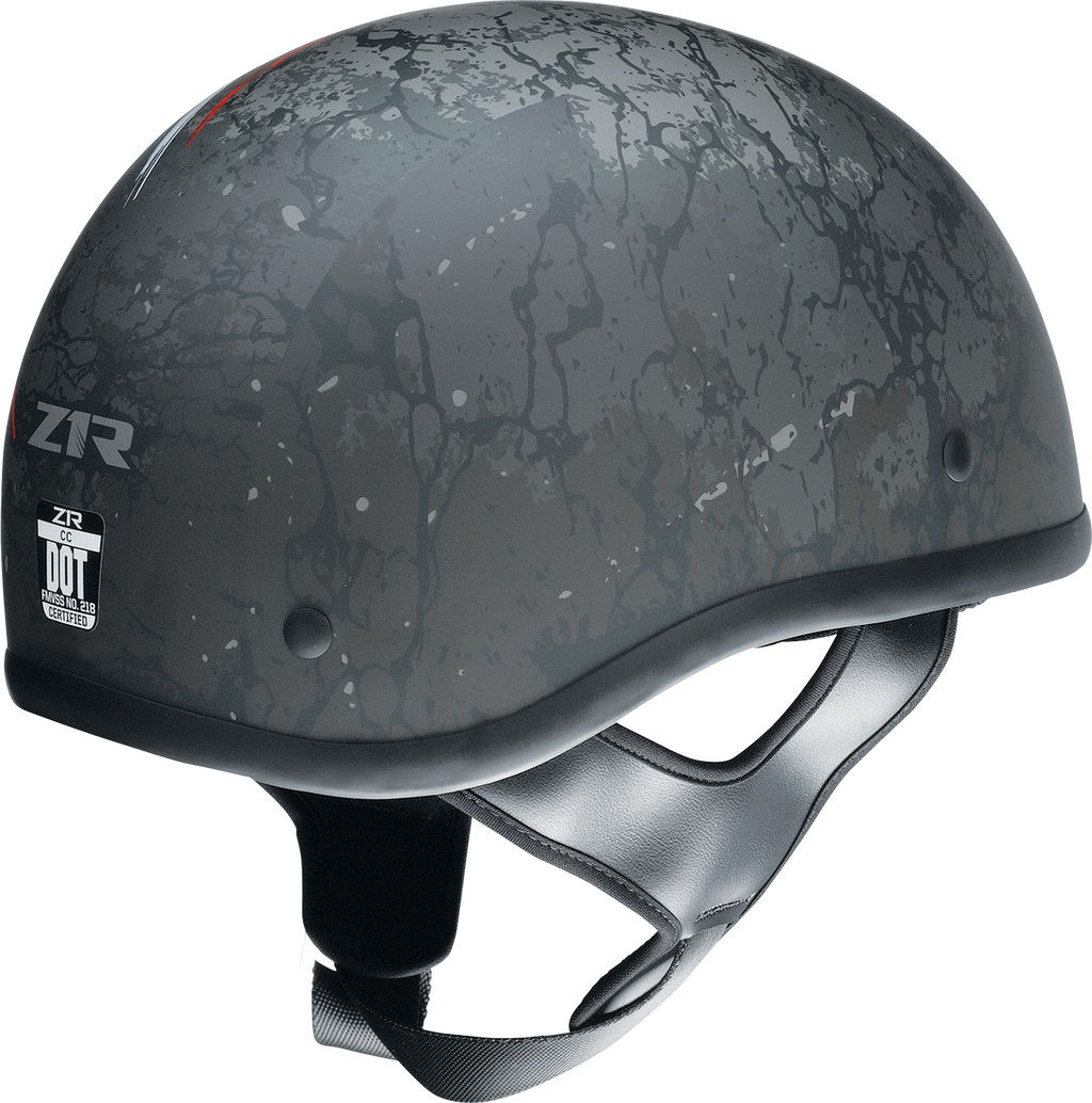 Z1R, Z1R CC Beanie Helmet Justice Model - Large, Black/Red/White/Blue - Part 0103-1406