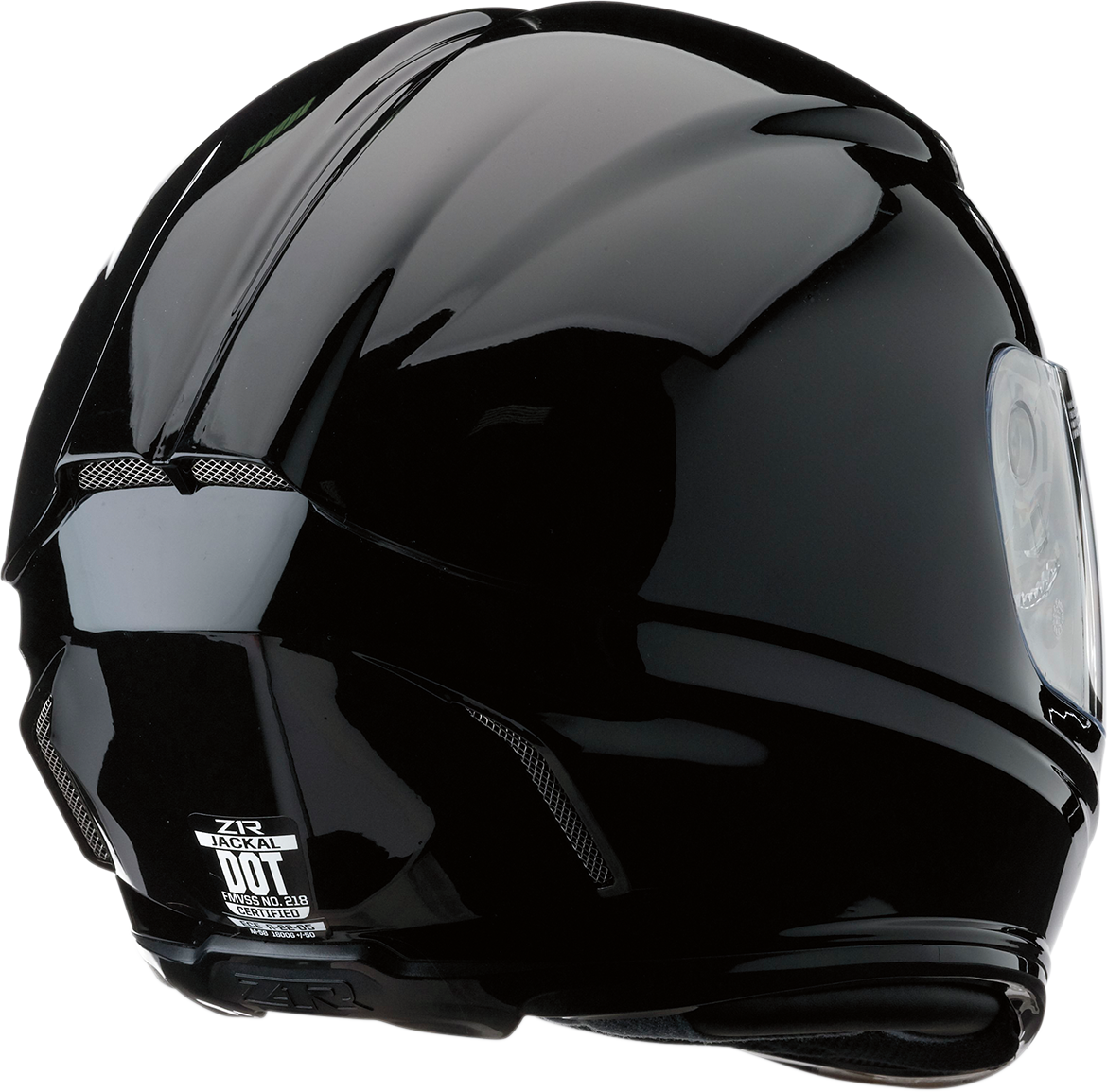 Z1R, Z1R Jackal Helmet - Black - XS (Part Number 0101-10791) by Z1R