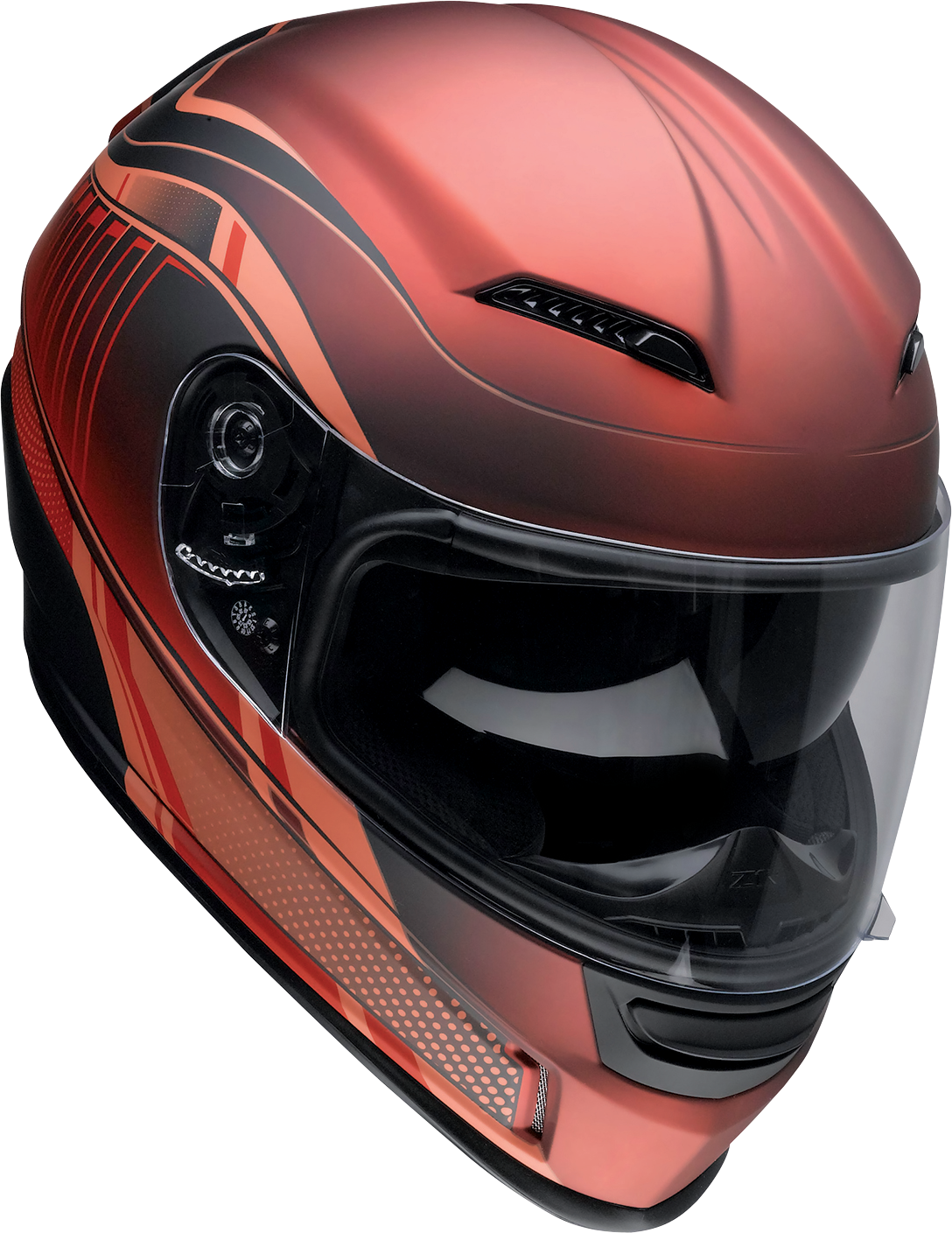 Z1R, Z1R Jackal Helmet Dark Matter Red 3XL – Aerodynamic Polycarbonate Shell with Drop-Down Sun Visor