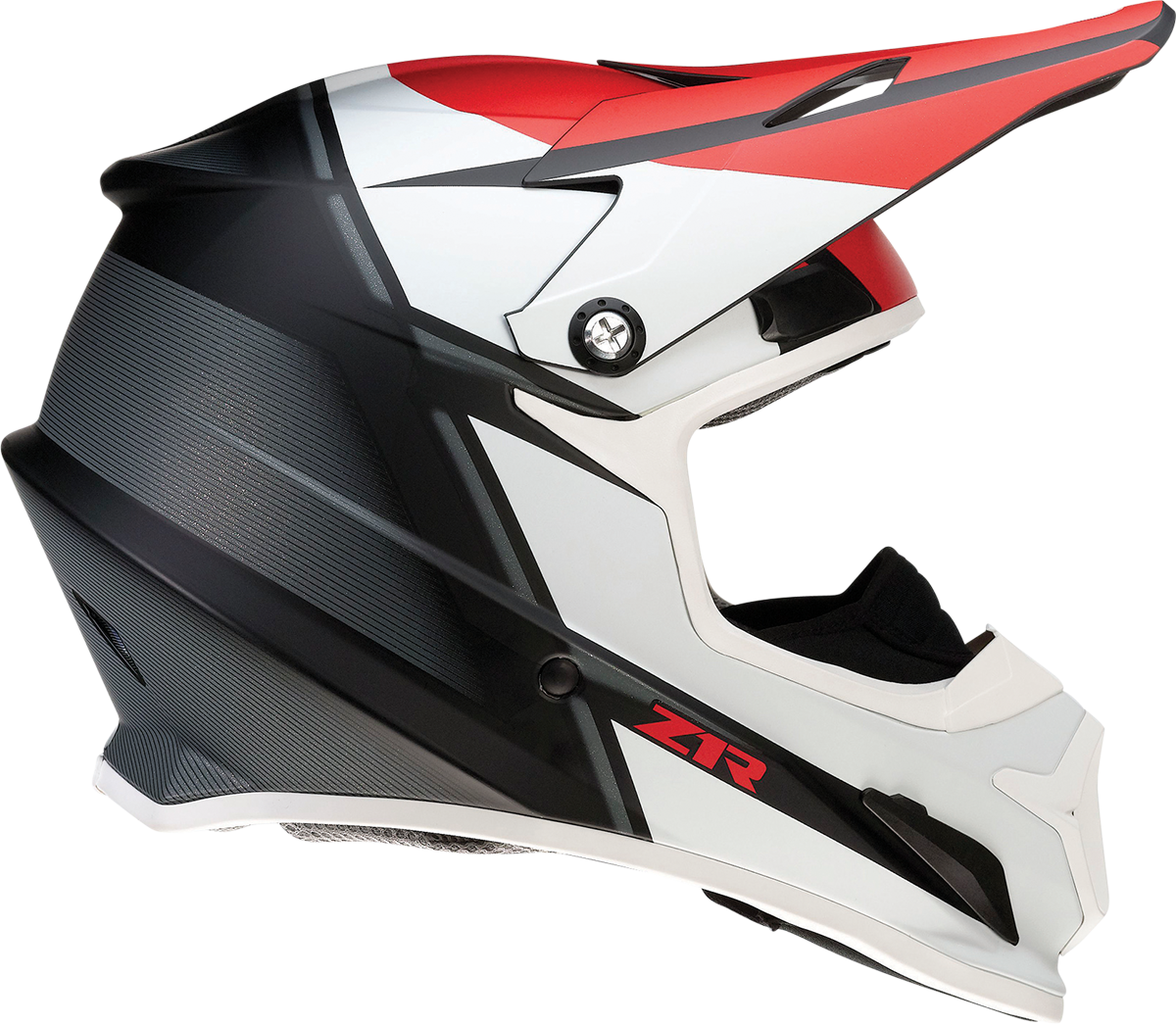 Z1R, Z1R Rise Snow Helmet - Cambio Red/Black/White Medium (Part No. 0120-0722)