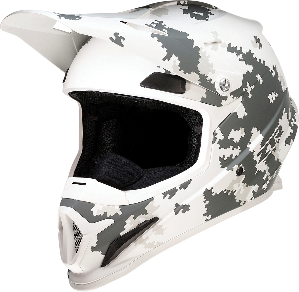 Z1R, Z1R Rise Snow Helmet - Digi Camo White/Gray XS - Injection Molded Polycarbonate Shell and Ventilation System