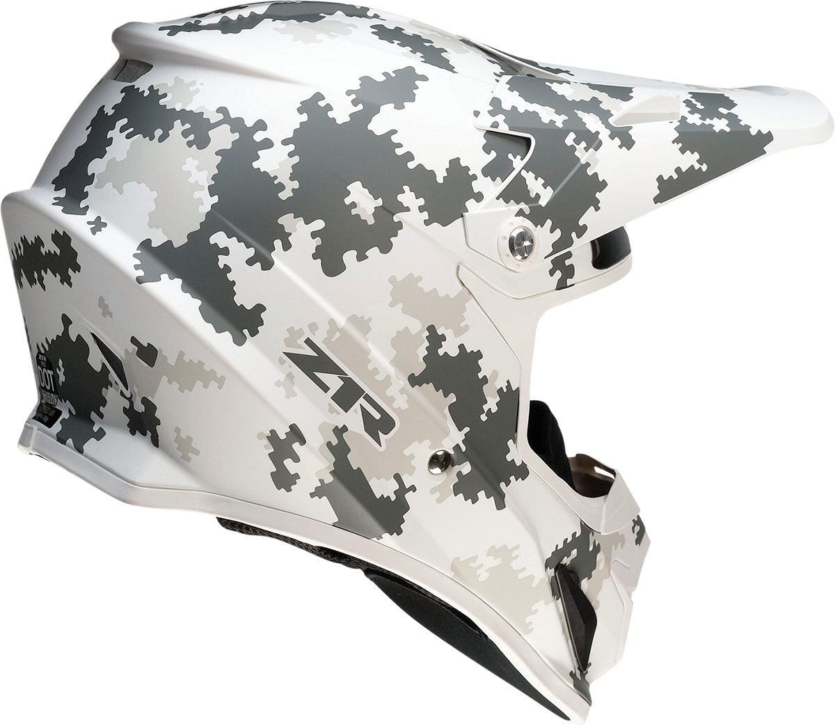 Z1R, Z1R Rise Snow Helmet - Digi Camo White/Gray XS - Injection Molded Polycarbonate Shell and Ventilation System
