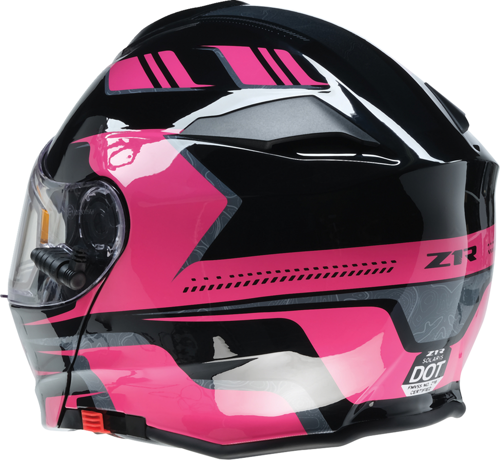 Z1R, Z1R Solaris 2.0 Helmet First Tracks Electric Dual Pane Shield Large Black/Pink - Part 0120-0846