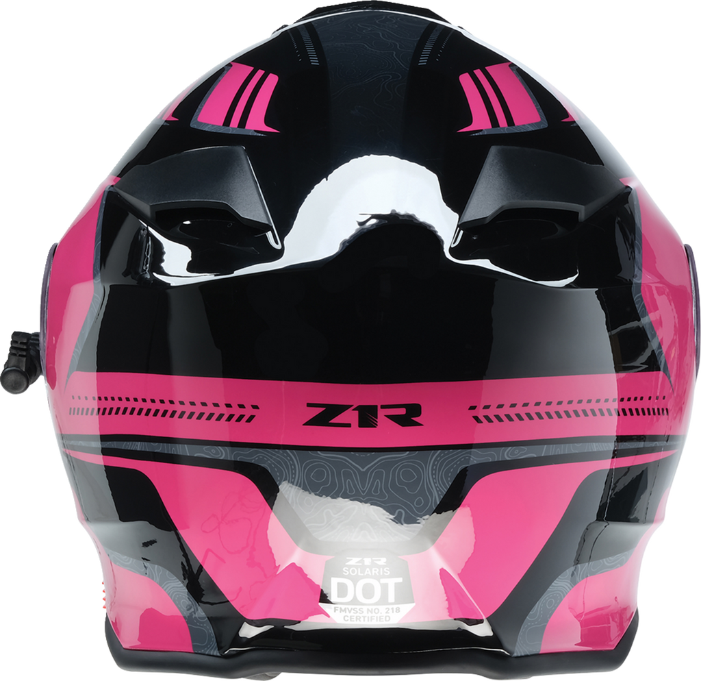 Z1R, Z1R Solaris 2.0 Helmet First Tracks Electric Dual Pane Shield Large Black/Pink - Part 0120-0846