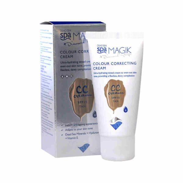 Dead Sea Spa Magik Colour Correcting Cream with SPF 15 - Moisturizing Skincare for Even Skin Tone
