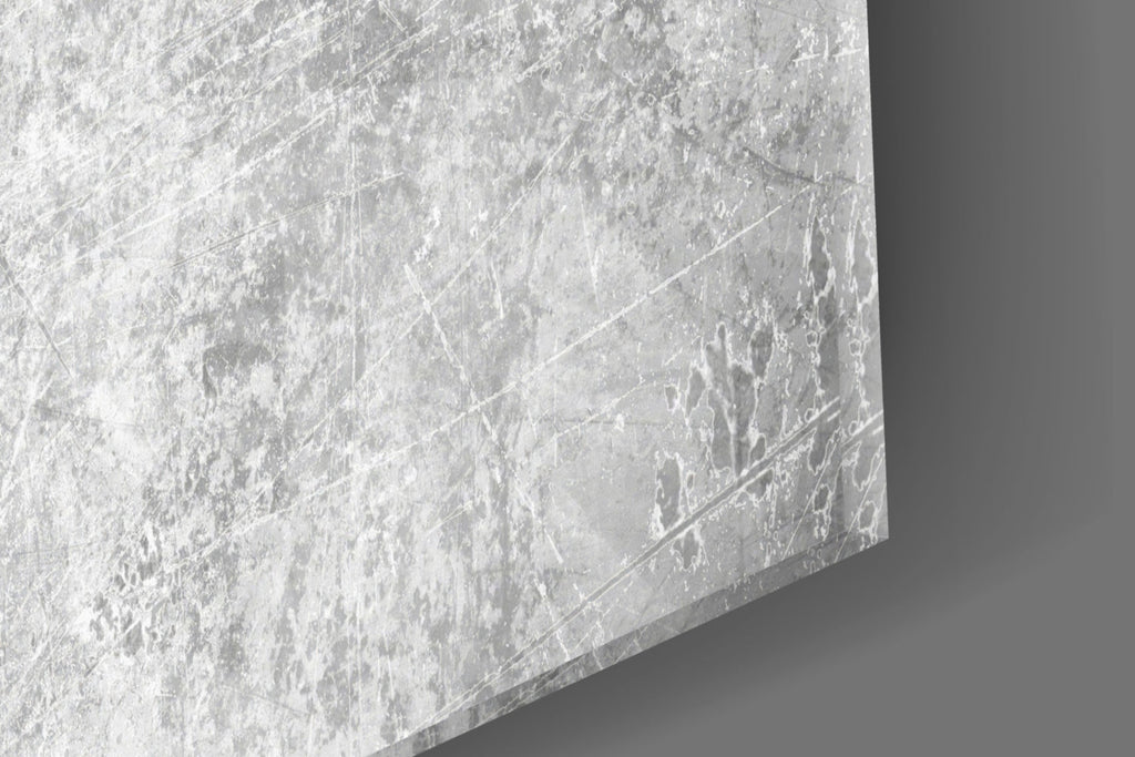 Stone White Crimson England Cross Flag Glass Wall Art