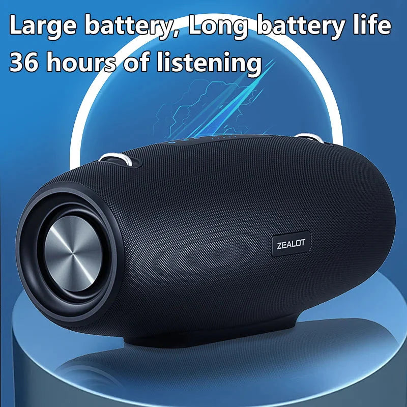 Zealot S67 Wireless Speaker WithShoulder Strap,Outdoor,Waterproof,Portable Speaker with Loud Stero and Booming Bass,40H Playtime - PhishStones Products