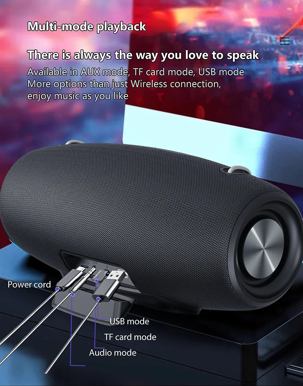 Zealot S67 Wireless Speaker WithShoulder Strap,Outdoor,Waterproof,Portable Speaker with Loud Stero and Booming Bass,40H Playtime - PhishStones Products