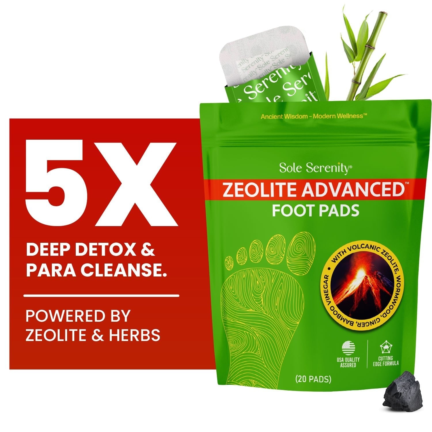 Advanced Zeolite Detox Foot Pads