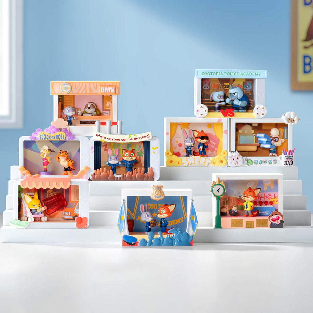Zootopia Highlight Moment Series Scene Sets by POP MART